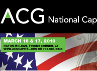 ACG National Capital Conference Brochure