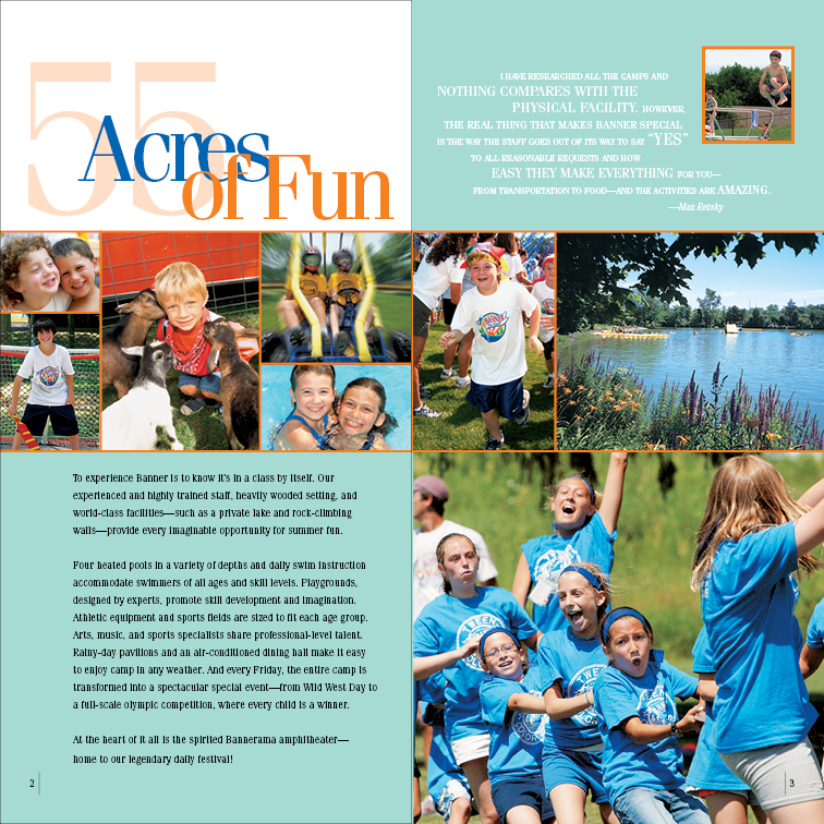 Banner Day Camp Brochure Allegro Design